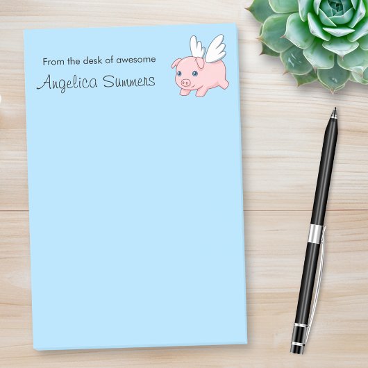 Post-it® Pig volant - Piglet avec ailes