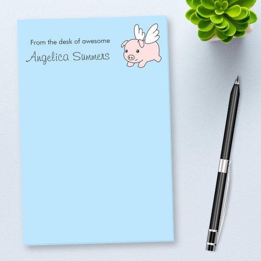 Post-it® Pig volant - Piglet avec ailes