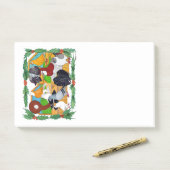 Post-it® Pigeons de Christmas (Sur un bureau)