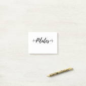Post-it® Pilates pulsation (Sur un bureau)