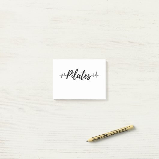 Post-it® Pilates pulsation (Sur un bureau)
