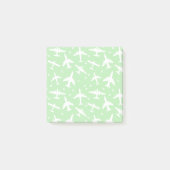 Post-it® Pilote vert et blanc (Devant)