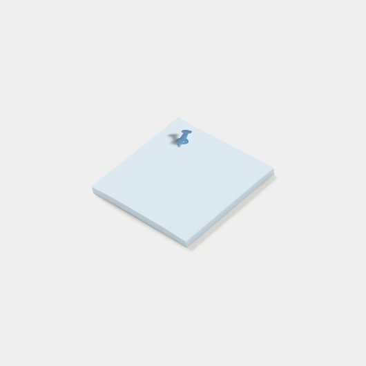 Post-it® Pinceau bleu (Incliné)