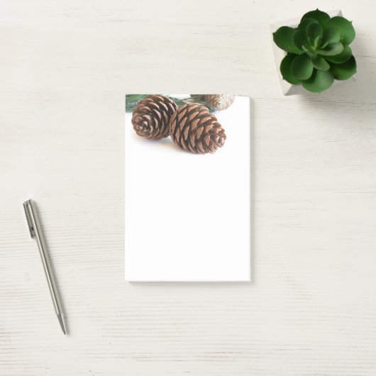 Post-it® Pine branch and cones (Bureau)