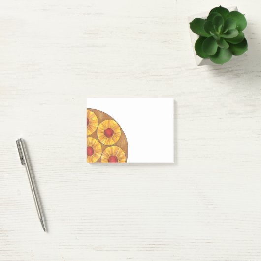 Post-it® Pineappy Cherry Upside Down Cake Post son (Bureau)