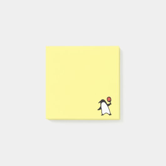 Post-it® Ping-pong penguin (Devant)