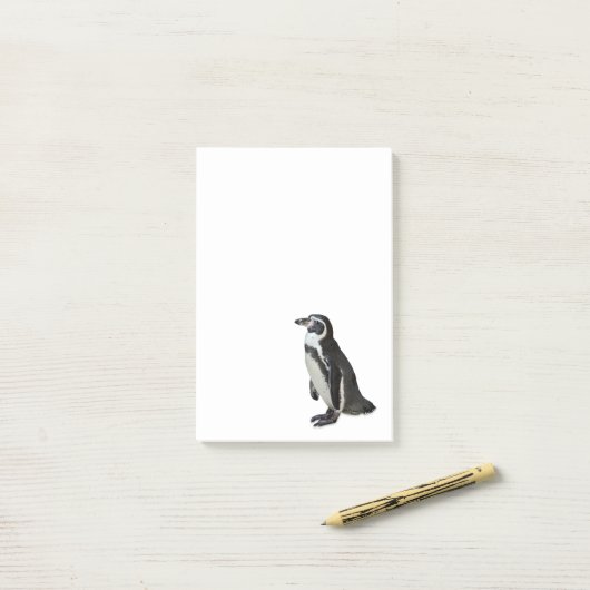 Post-it® Pingouin (Sur un bureau)
