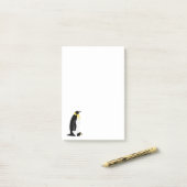 Post-it® Pingouin avec son bébé (Sur un bureau)