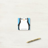 Post-it® Pingouin Cute (Sur un bureau)