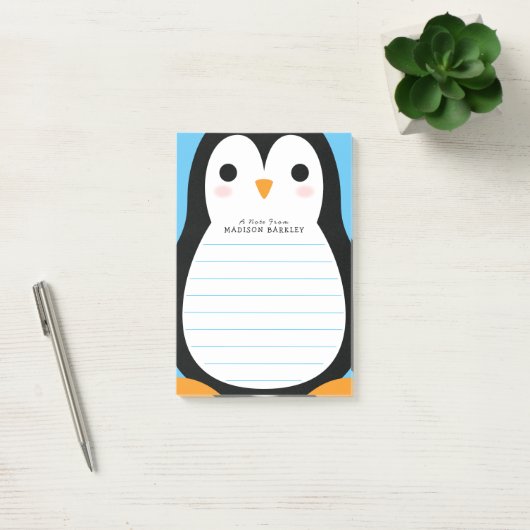 Post-it® Pingouin Cute (Bureau)