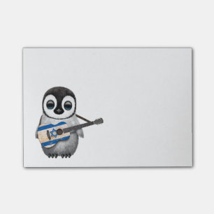 Post-it® Pingouin de bébé jouant la guitare israélienne