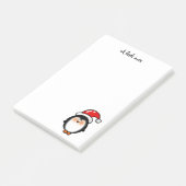Post-it® Pingouin d'hiver de Noël - Joyeux Noël (Incliné)