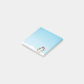 Post-it® Pingouin drôle mignon d'hiver (Incliné)