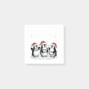 Post-it® Pingouin mignon portant le chapeau de Noël Xmas Pi