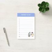 Post-it® Pingouins mignons et choses modifiables à faire (Bureau)