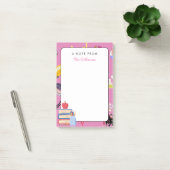 Post-it® Pink Back To School Une note de l'enseignant Cute (Bureau)