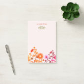 Post-it® Pink Boho Pays Bloc-notes floral (Bureau)