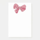 Post-it® Pink Bow Notepad (Devant)