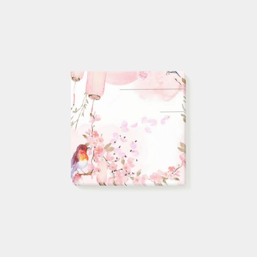 Post-it® Pink Cherry Blossom Post Notes (Devant)