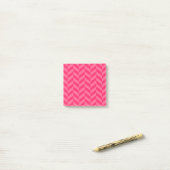 Post-it® Pink Chevron Stylish Sticky Notes pour l'organisat (Sur un bureau)