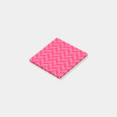 Post-it® Pink Chevron Stylish Sticky Notes pour l'organisat (Incliné)