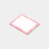 Post-it® Pink Christmas Snowflakes Notes personnalisées (Incliné)