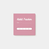 Post-it® Pink Cute Habit Tracker (Devant)