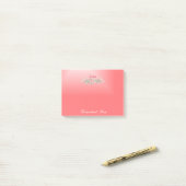 Post-it® Pink Floral Homeschool Maman (Sur un bureau)