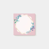 Post-it® Pink Floral Sticky Notes | Cute Aesthetic Notepad (Devant)