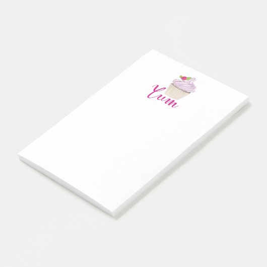 Post-it® Pink Frosted Cupcake Yum! (Incliné)