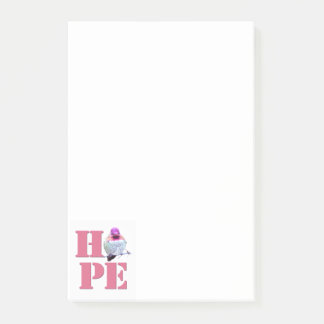 Post-it® Pink Hummingbird HOPE Notes