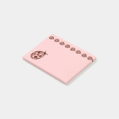 Post-it® Pink Ladybug Post It Notes Cadeau (Incliné)