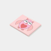 Post-it® Pink Love Heart Owt Post il note Pad (Incliné)