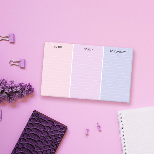 Post-it® Pink Purple 3 Catégorie Linked To Do