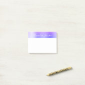 Post-it® Pink Purple Foil Professionnel (Sur un bureau)