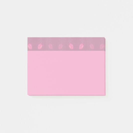 Post-it® Pink Roses Pattern Header (Devant)