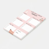 Post-it® Pink Self-Care Planner - Wellness & Mental Health (Incliné)