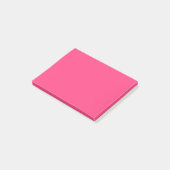 Post-it® Pink simple 4 po x 3 po (Incliné)