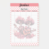 Post-it® Pink Sugar Sketch Steps Tracker (Devant)