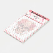 Post-it® Pink Sugar Skull Tracker (Incliné)