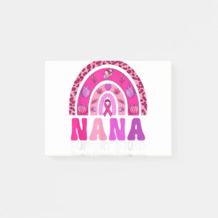 Post-it® Pink Support équipe Nana Cancer du sein Ruban Rain