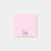 Post-it® PINK Votre nom post-it notes (Devant)