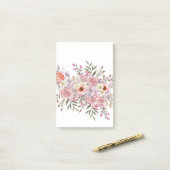 Post-it® Pink Wedding Bouquet (Sur un bureau)