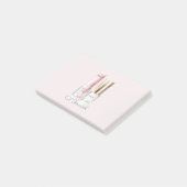 Post-it® Pink White Lipstick Ivory Nail Polish (Incliné)