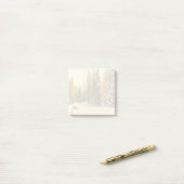 Post-it® Pins couverts de neige Forêt Nature Photo (Sur un bureau)