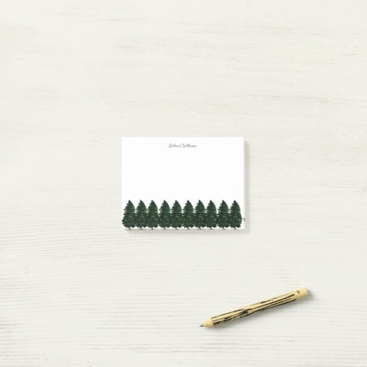 Post-it® Pins de forêt (Sur un bureau)