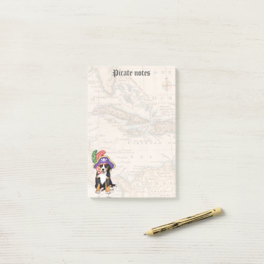 Post-it® Pirate de Berner (Sur un bureau)