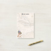 Post-it® Pirate de bouledogue (Sur un bureau)