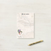 Post-it® Pirate de bull-terrier (Sur un bureau)