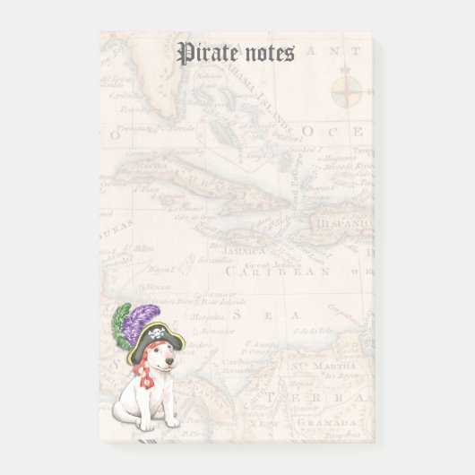 Post-it® Pirate de bull-terrier (Devant)